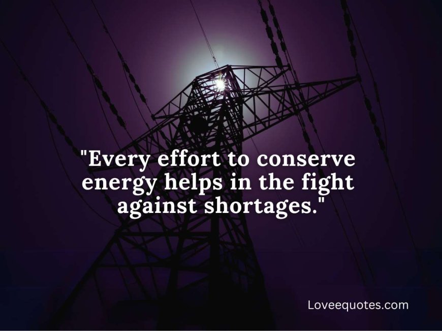 160+ Best & Deep Energy Crisis Quotes