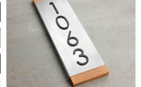 House Number Signs for Every Home