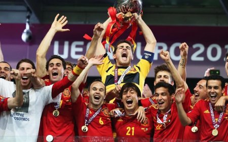 The masterclass given by Spain in the Euro 2012 final