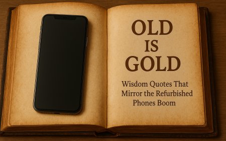 Old Is Gold: Wisdom Quotes That Mirror the Refurbished Phones Boom