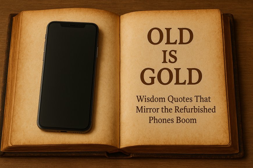 Old Is Gold: Wisdom Quotes That Mirror the Refurbished Phones Boom