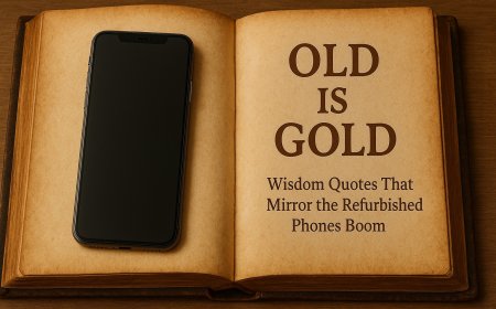 Old Is Gold: Wisdom Quotes That Mirror the Refurbished Phones Boom