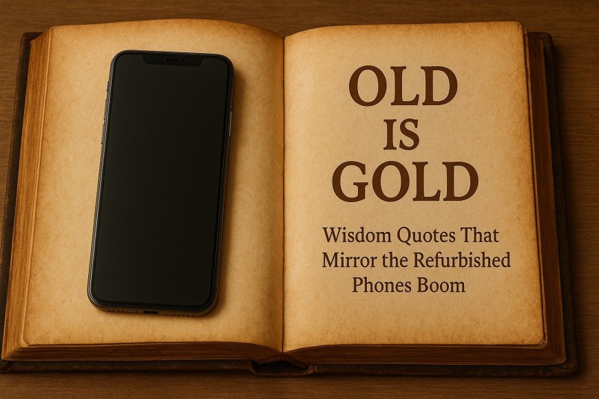 Old Is Gold: Wisdom Quotes That Mirror the Refurbished Phones Boom